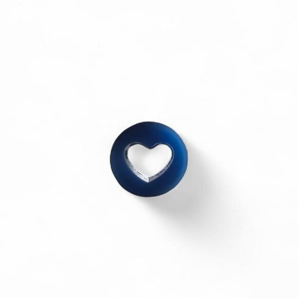 Silicone Blue Heart Tunnel - Picture 1 of 2